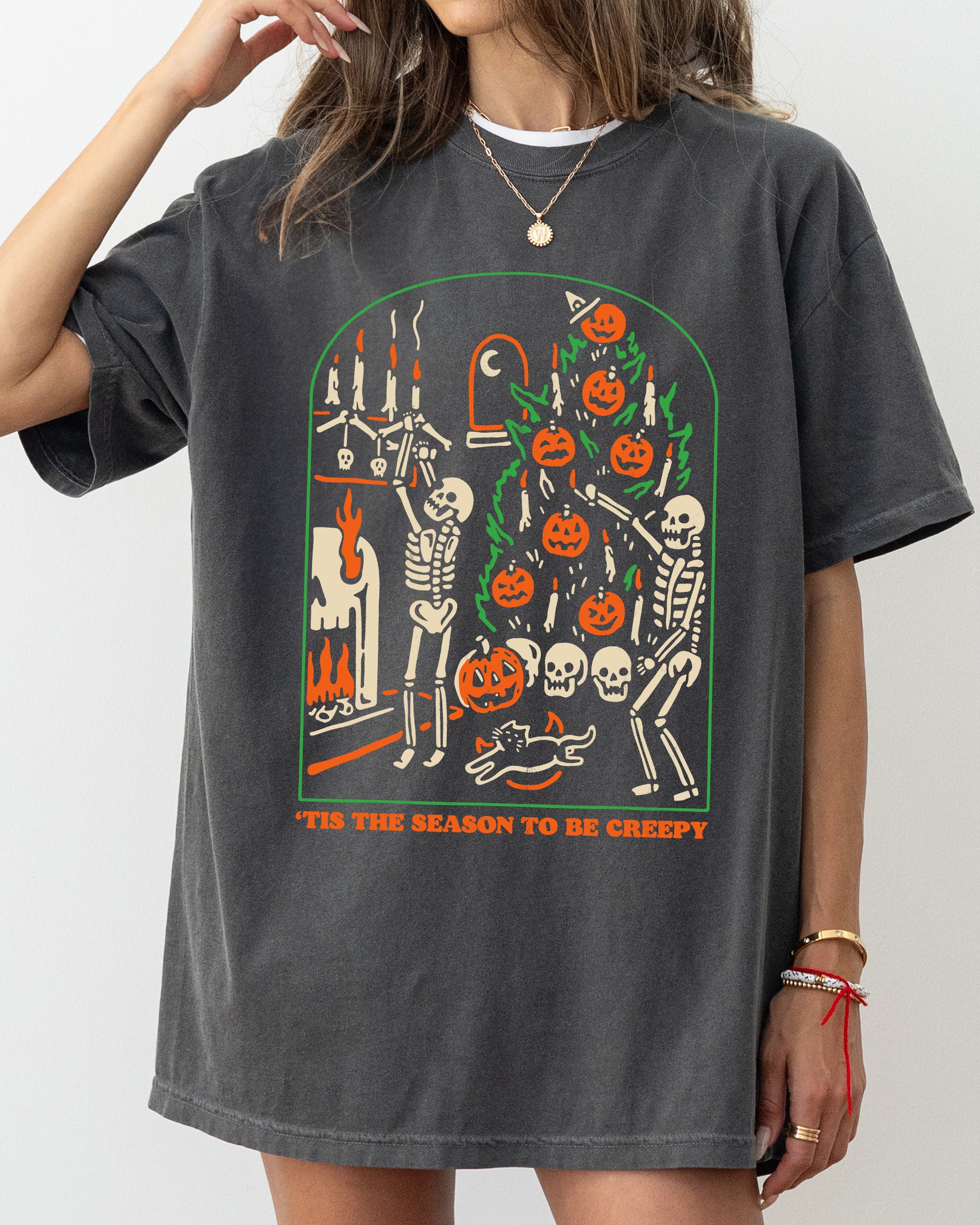 Tis The Season To Be Creepy Halloween Tshirt | Refinery Number One