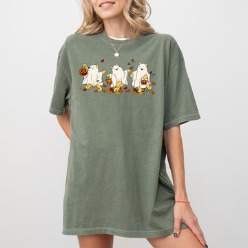 Ghost Pooh, Bear, Skeleton, Funny, Spooky, Witch, Aesthetic, Meme, Halloween, Costume, Tshirt Comfort Colors T-Shirt