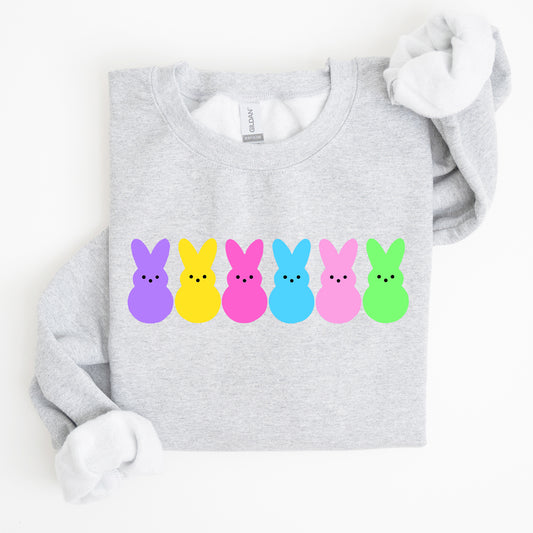 Retro Peeps, Easter Candy, Rabbit, Bunny Sweatshirt