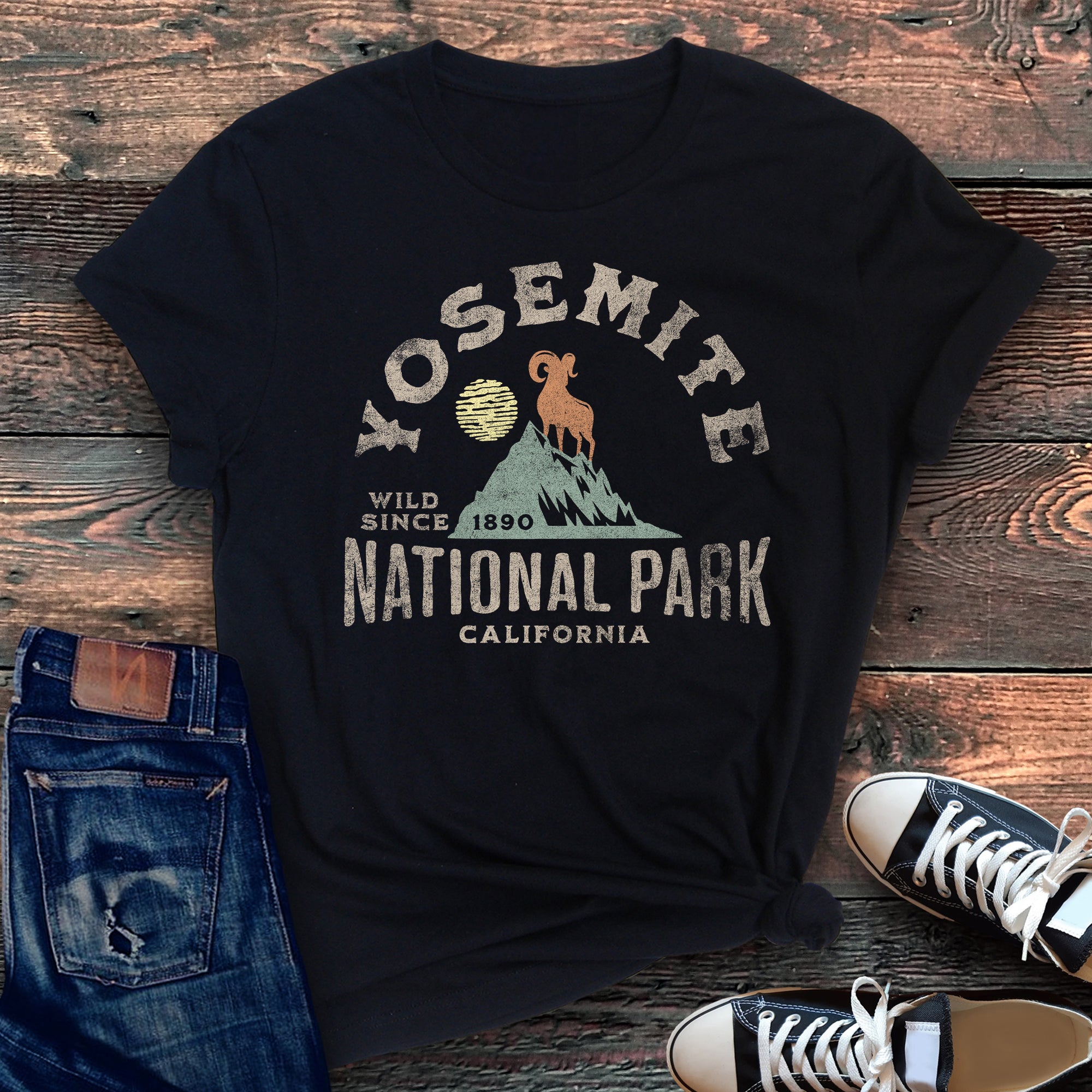 Yosemite Park T Shirt, National Park Shirts