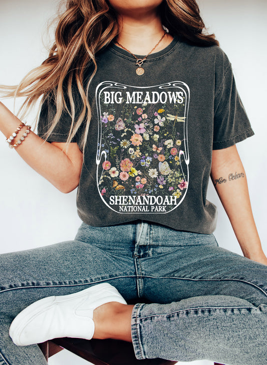Big Meadows Shenandoah National Park Comfort Colors Tshirt