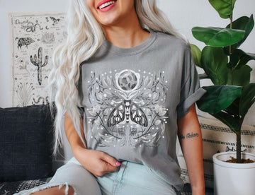 Moth Celestial Comfort Colors Tshirt
