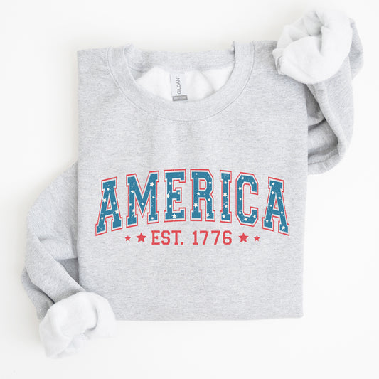 America, 1776, Patriotic, 4th of July Sweatshirt