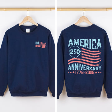 America, 250 Anniversary, Patriotic, USA, 4th of July Sweatshirt