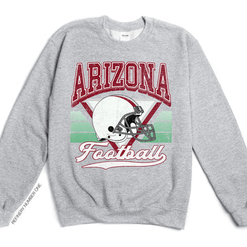 Arizona Football Vintage Reversible Game Day Throwback Stadium Edition Sweatshirt