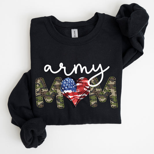Army Mom, Military, Armed Forces, Mother's Day Sweatshirt