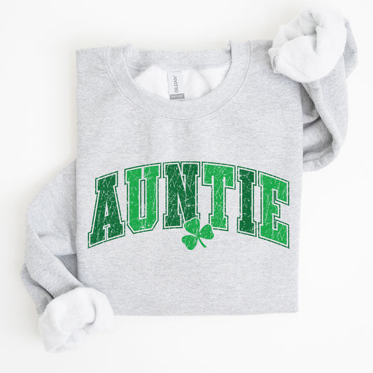 Auntie, St Patrick's Day, Shamrock Sweatshirt