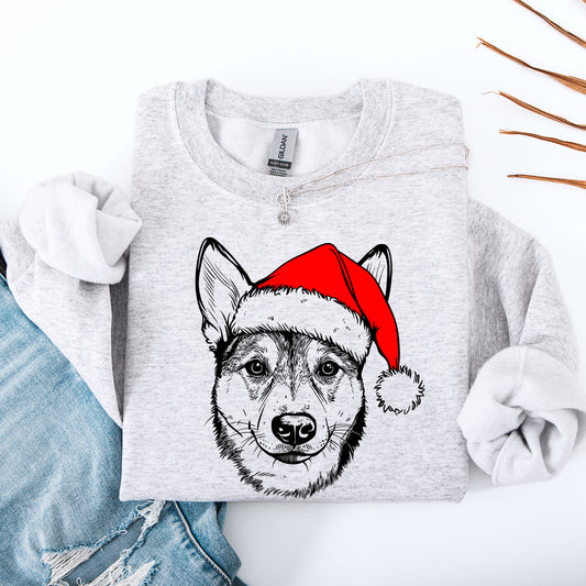 Australian Cattle Dog, Blue Heeler, Santa, Dog, Christmas, Dog Lover, Pet Sweatshirt