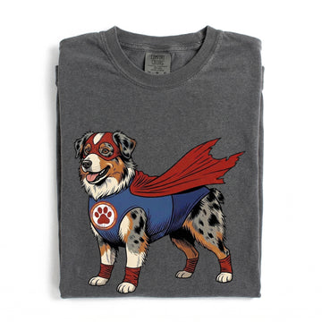 Super Hero Dogs Comic Book Canine Heroes Collection Deluxe Edition Premium Art Series Comfort Colors Tee
