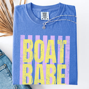 Boat Babe, Beach Ready, Vacation, Sunshine, Summer Fun Comfort Colors T-Shirt