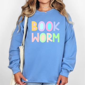 Book Worm, Pastel, Reading, Booktok, Library Sweatshirt