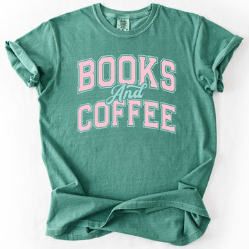 Books and Coffee, Booktok, Reading, Library, Comfort Colors T-Shirt