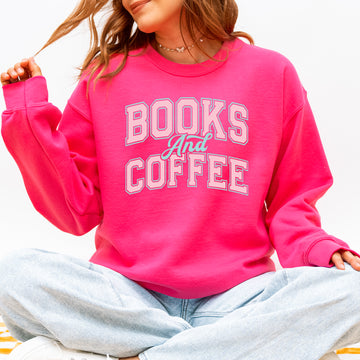 Books and Coffee, Booktok, Reading, Library Sweatshirt