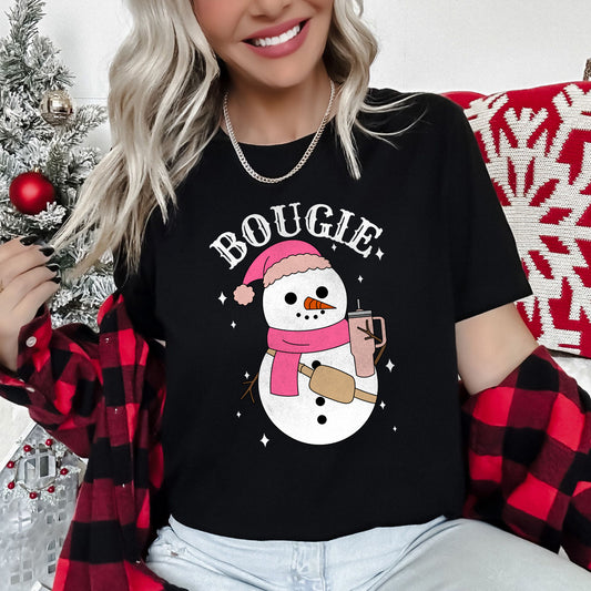 Bougie Snowman, Christmas, BooJee Super Soft Tees