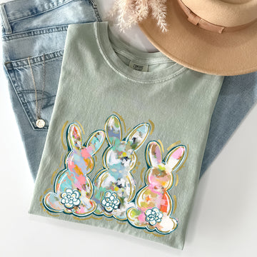 Brushstroke, Easter, Peter Cottontail, Watercolor Tshirt Comfort Colors T-Shirt