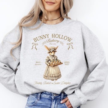 Bunny Hollow Bakery, Adorable, Easter, Bunny, Jesus, Rabbit, Holiday Sweatshirt