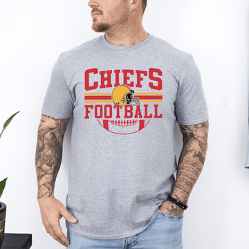 Vintage Football T-Shirt Hometown Team Soft DTG Print Casual Fabric Menswear Soft Cozy Retro Style Comfortable Wear Game Day