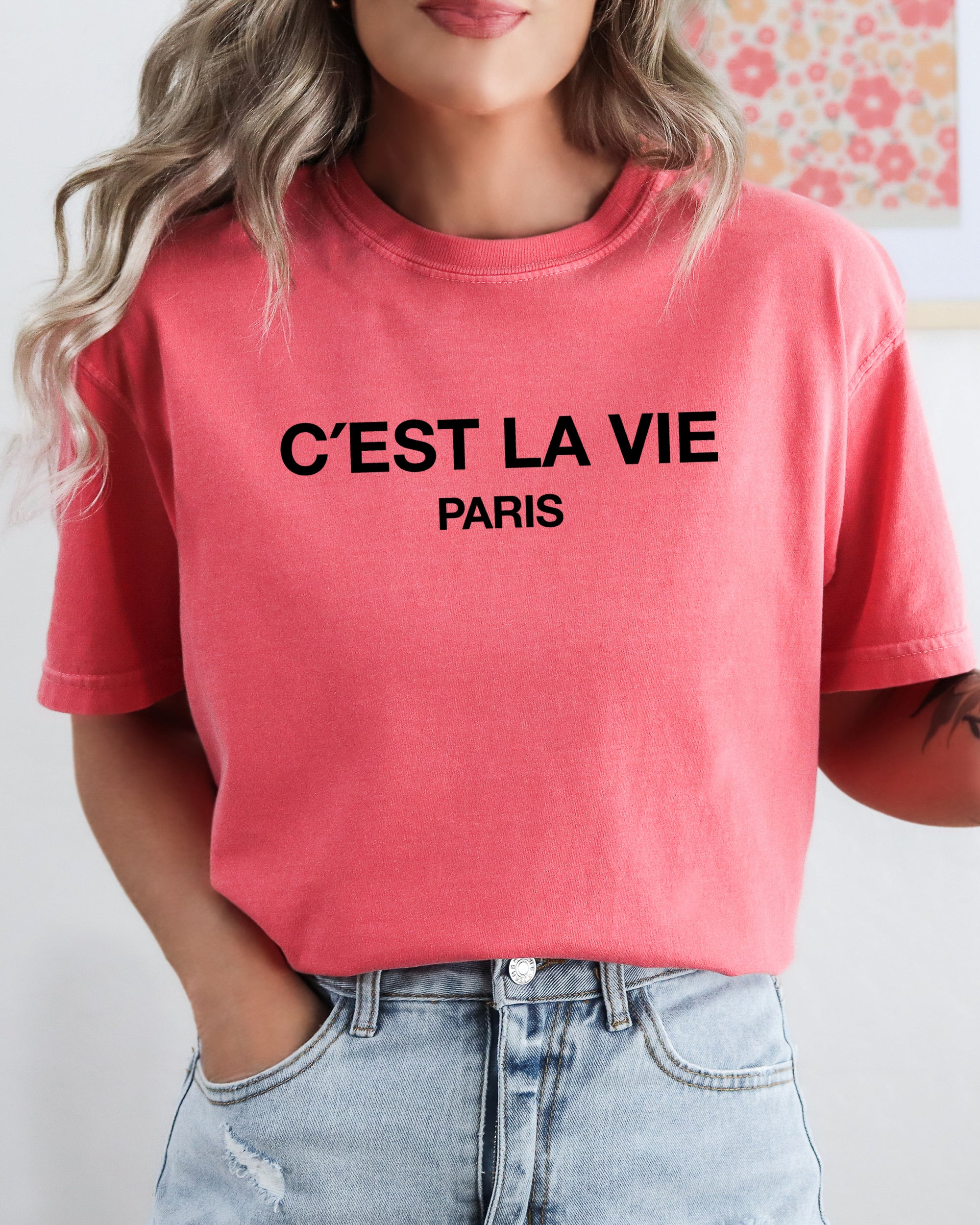 C'est La Vie French Tshirt - Paris Fashion Couture | Refinery
