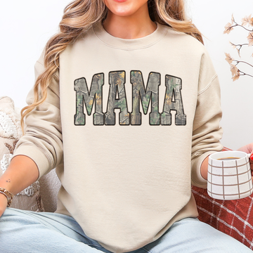 Camo Mama, Mother's Day, Mom Gift, Camouflage, Hunting, Outdoors Sweatshirt