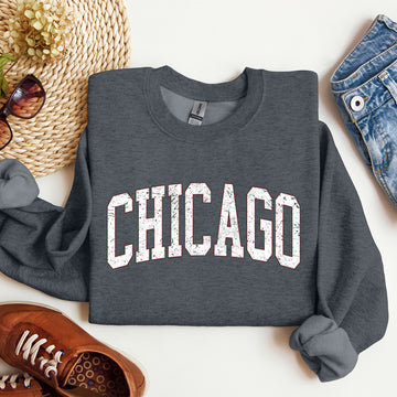 Chicago, Football, Sports, Game Day, Big Game, Touchdown, Tailgate Party, University, College, State Sweatshirt
