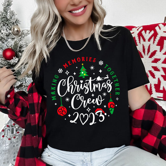 Christmas Crew 2023, Family, Making Memories Super Soft Tees