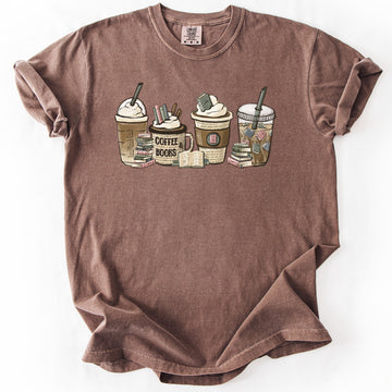 Coffee and Books, Reading, Booktok, Library, Comfort Colors T-Shirt