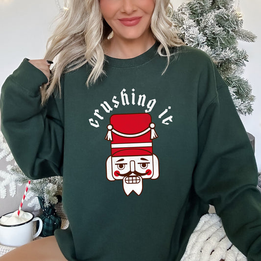 Crushing It Nutcracker Vintage Sweatshirt