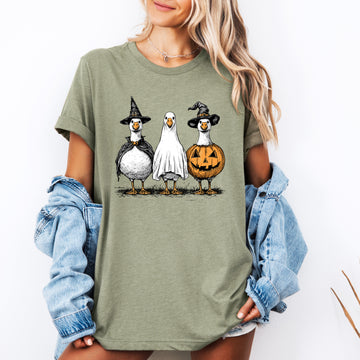 Cute Halloween Geese, Funny, Cute, Tshirt