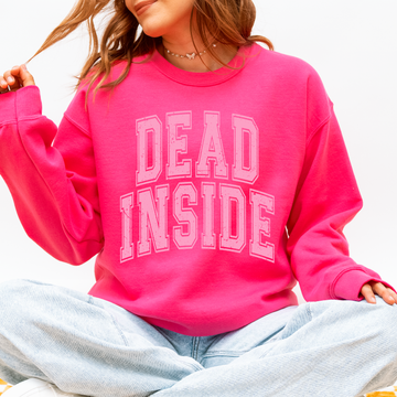 Dead Inside, Mood, Halloween, Vibes Sweatshirt