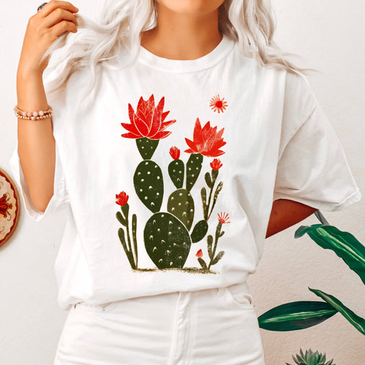 Desert Cactus, Succulent, Country, Western, Plants, Tshirt