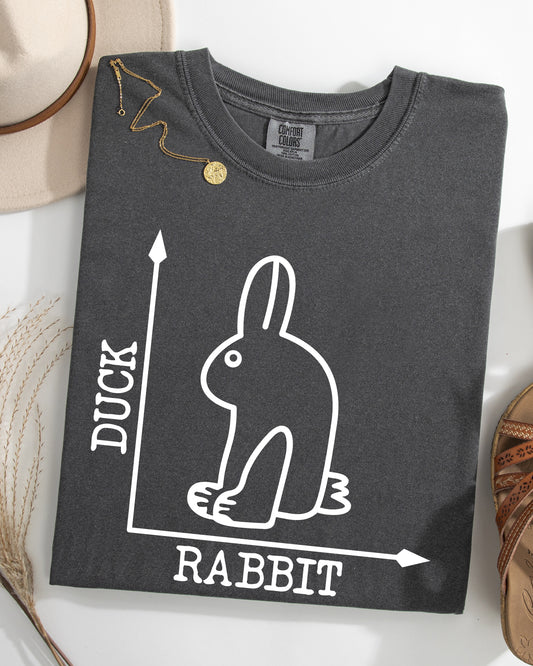 Duck, Rabbit, Funny, Meme, Aesthetic Shirt