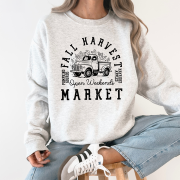 Fall Harvest Market, Pumpkins, Autumn Sweatshirt