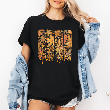 Fall Vibes, Colorful Autumn Flowers, Tshirt