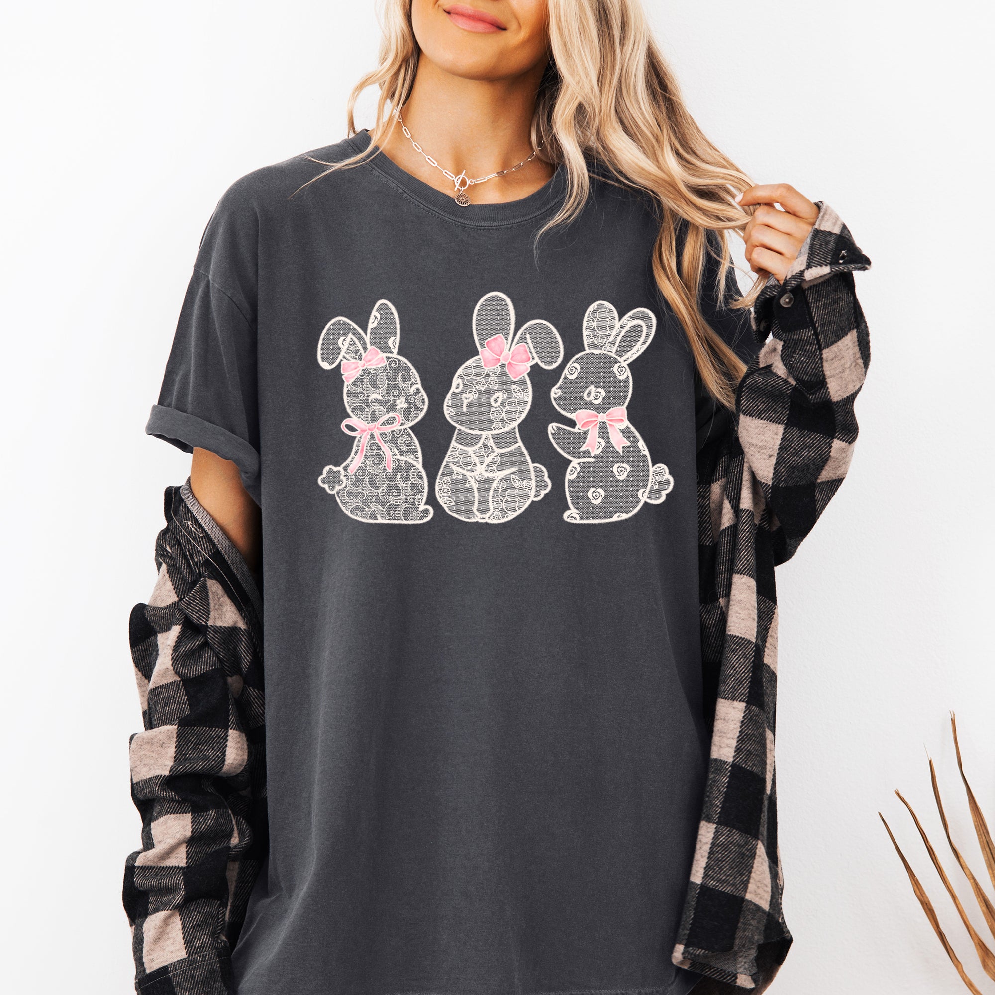 Faux Lace Bunny Holiday T-Shirt | Refinery Number One
