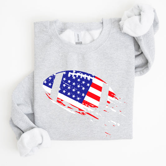 Football, Sports, American Flag, Patriotic, Sweatshirt