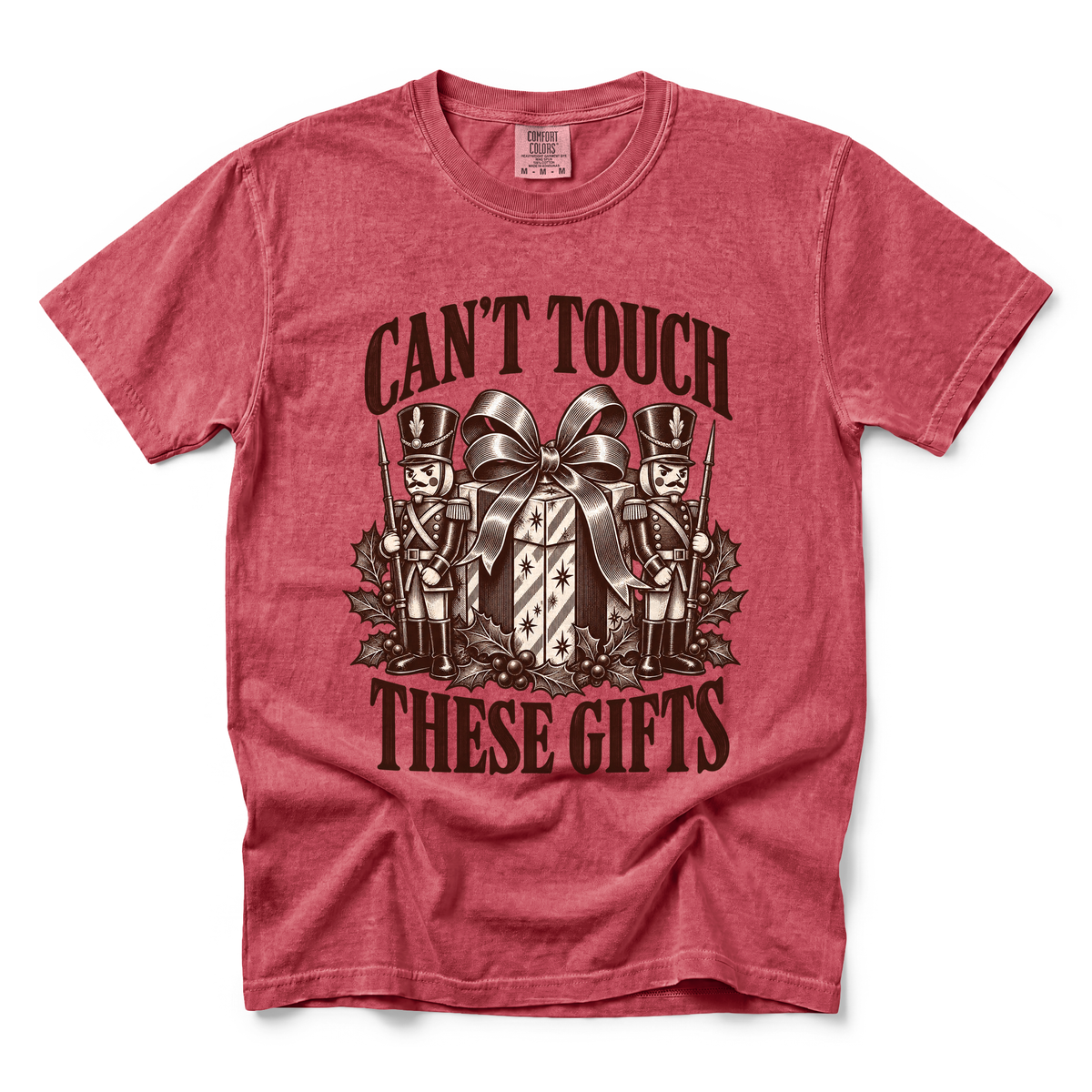 Cant Touch This graphic on Comfort Colors 1717 in Crimson