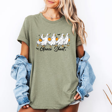 Goose Sheet, Cute, Halloween, Trick or Treat, Tshirt
