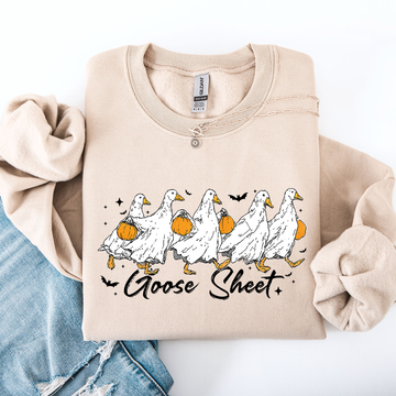 Goose Sheet, Cute, Halloween, Trick or Treat Sweatshirt