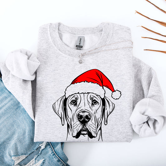 Great Dane, Santa, Dog, Christmas, Dog Lover, Pet Sweatshirt