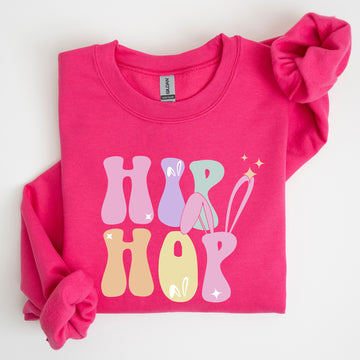 Hip Hop, Retro Easter, Bunny, Rabbit Sweatshirt