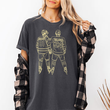 Hollander vs Rozanov, Hockey, Rivalry, Heated Passions, Sports, Ice Skating, Pride Comfort Colors T-Shirt