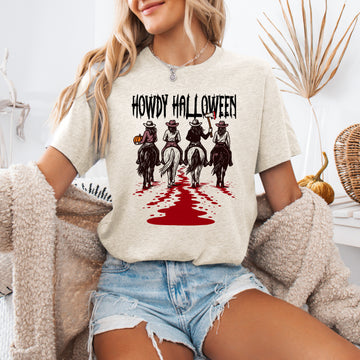 Howdy Halloween, Cowgirls, Western, Spooky, Tshirt
