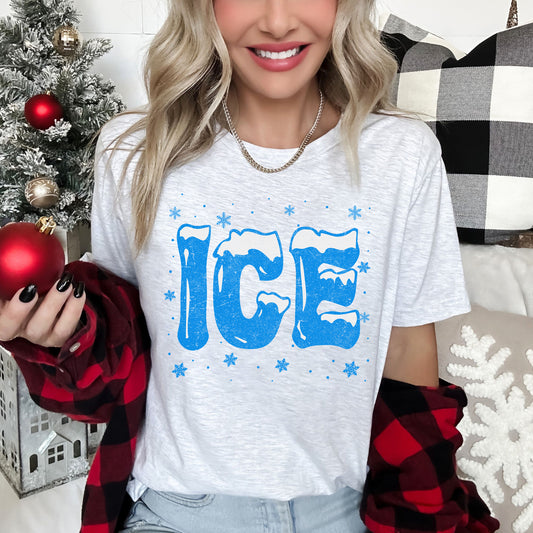 Ice, Christmas Winter, Cold, Retro Super Soft Tees