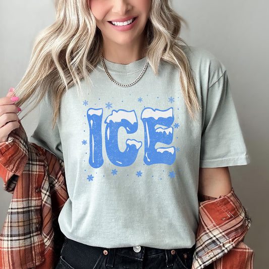 Ice, Christmas Winter, Cold, Retro, Comfort Colors, Tshirt