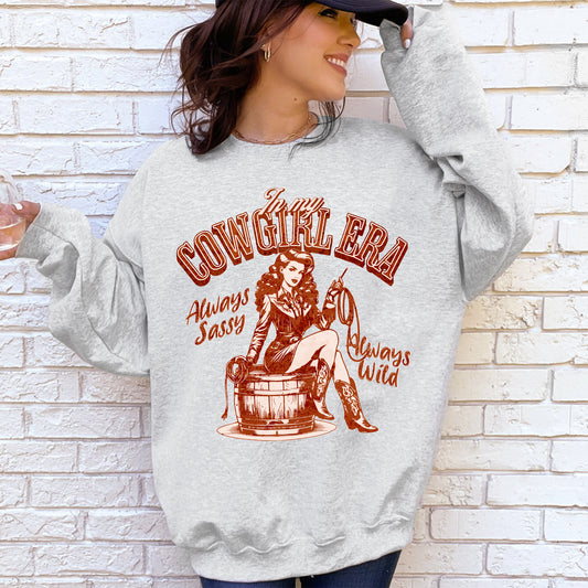 In My Cowgirl Era, Sassy, Western, Country Sweatshirt