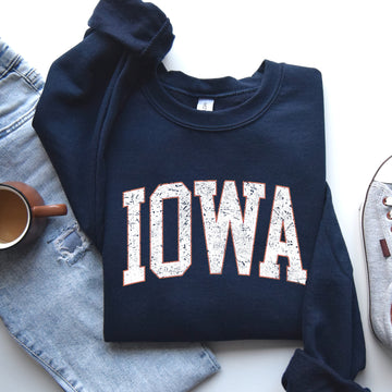 Iowa, Football, Sports, Game Day, Big Game, Touchdown, Tailgate Party, University, College, State Sweatshirt