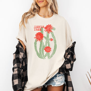 Joshua Tree National Park Festival Concert Desert Night Skyline Comfort Colors Tee