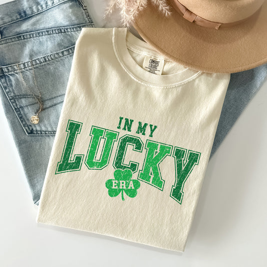 In My Lucky Era, Swiftie, St Patrick's Day Comfort Colors Tshirt