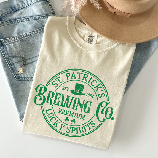 St. Patrick's Brewing, Beer, St Patrick's Day Comfort Colors Tshirt