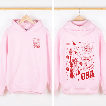 USA, Doodles, America, 4th of July, America Sweatshirt
